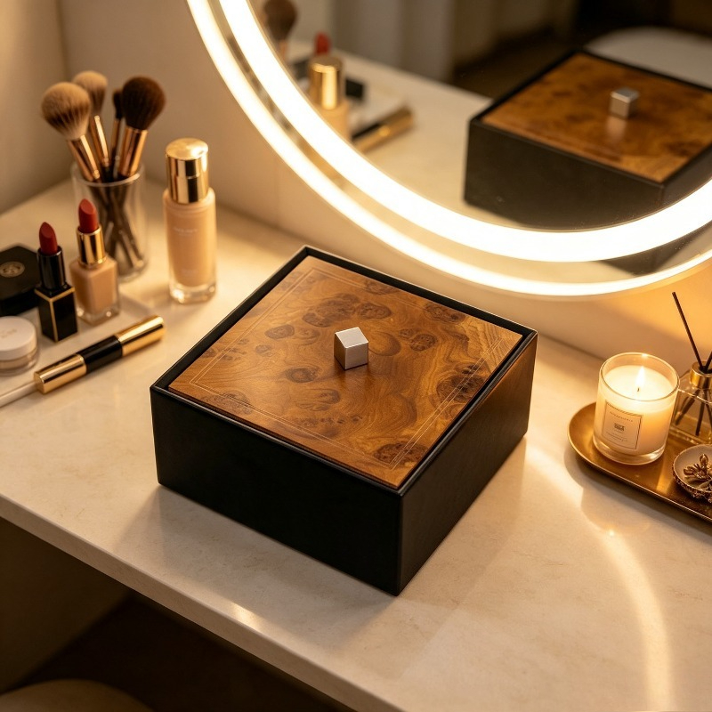 Jewelry Watches & Accessories - Italienische Luxus-Uhrenorganizer aus Edelstahl, Schmuckbox mit