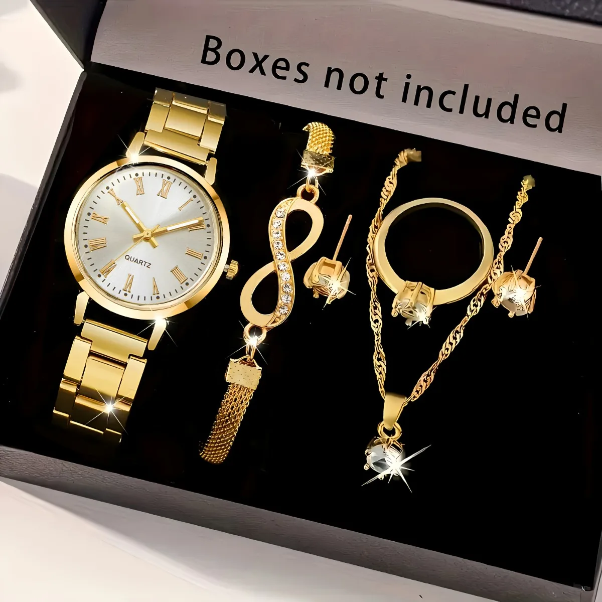 Mystery Jewelry Jar Watches - 20266 Stück/Set Elegante Damen-Quarzuhr Mode Einfaches