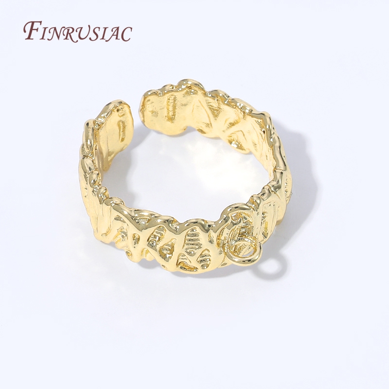 18K vergoldeter offener, verst – Gold Plated Ring Bewertung und Preis