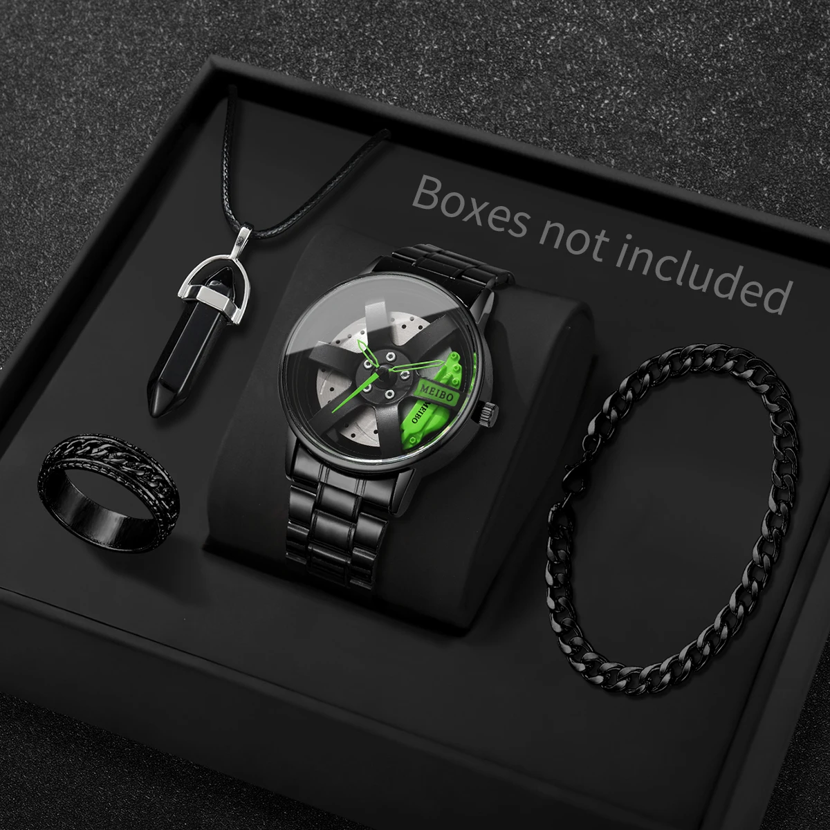 4-teiliges Set Modische 3D-Aut – Mystery Jewelry Jar Watches Bewertung und Preis