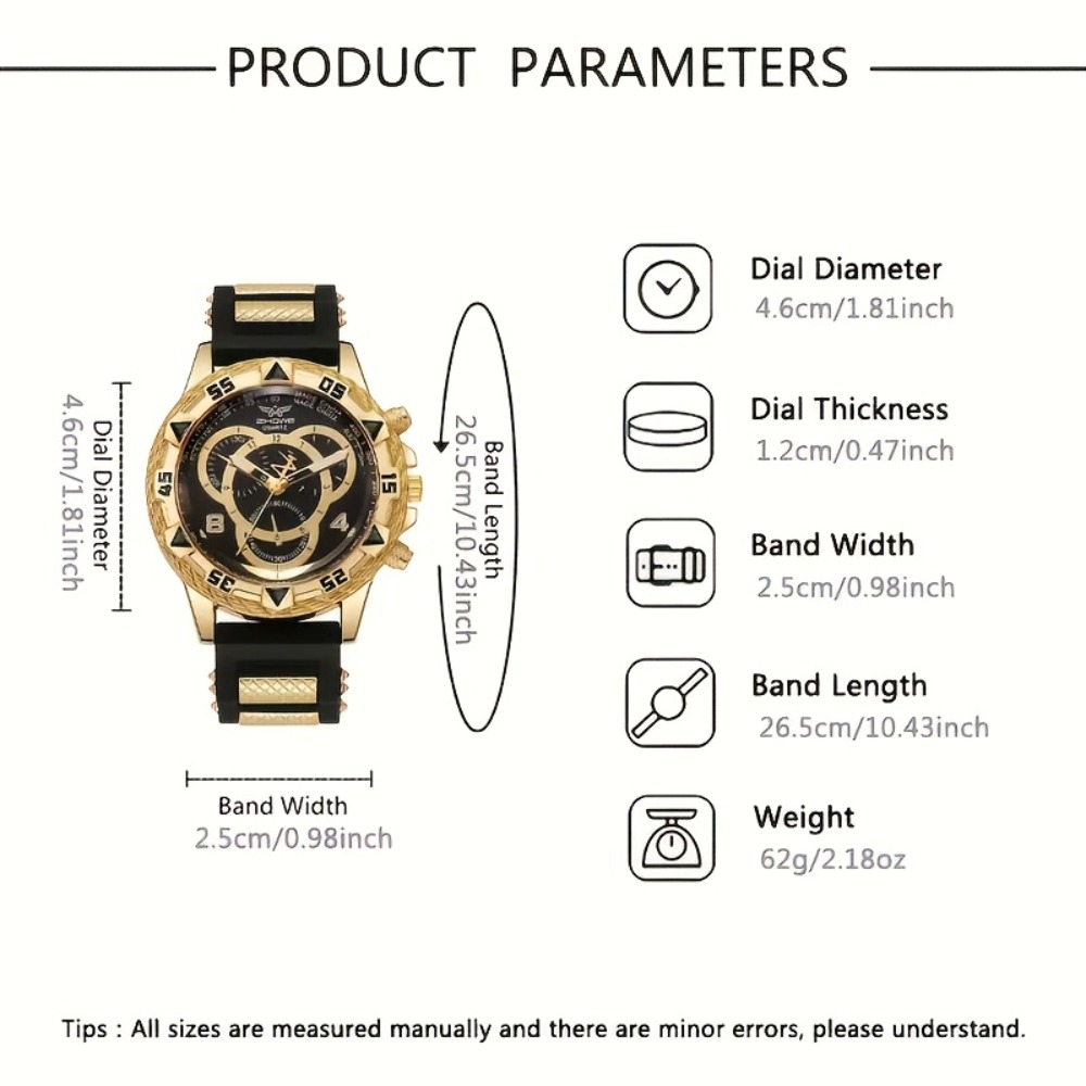 4-teiliges Luxus-Set für Herre – Mystery Jewelry Jar Watches Bewertung und Preis