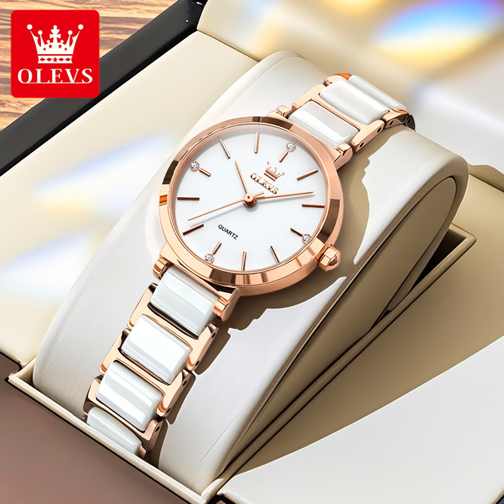 OLEVS Damenuhr 5877, luxuriöse – Jewelry And Watches Bewertung und Preis