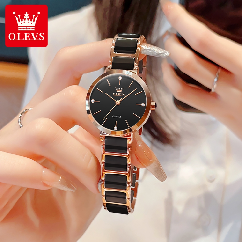 OLEVS Damenuhr 5877, luxuriöse – Jewelry And Watches Bewertung und Preis