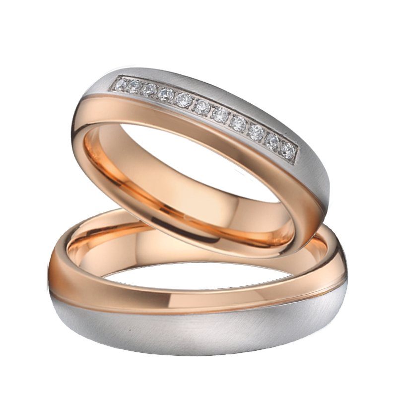 Designer Handgefertigte 18K Ro – Couple Ring Set Bewertung und Preis