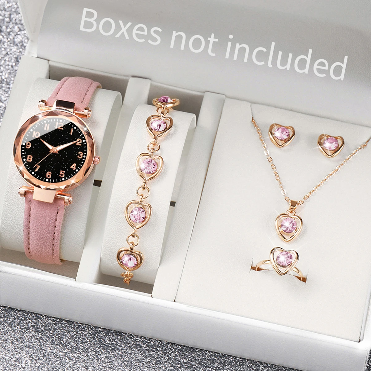 5/6PCS Mode Damenuhren Casual  – Mystery Jewelry Jar Watches Bewertung und Preis