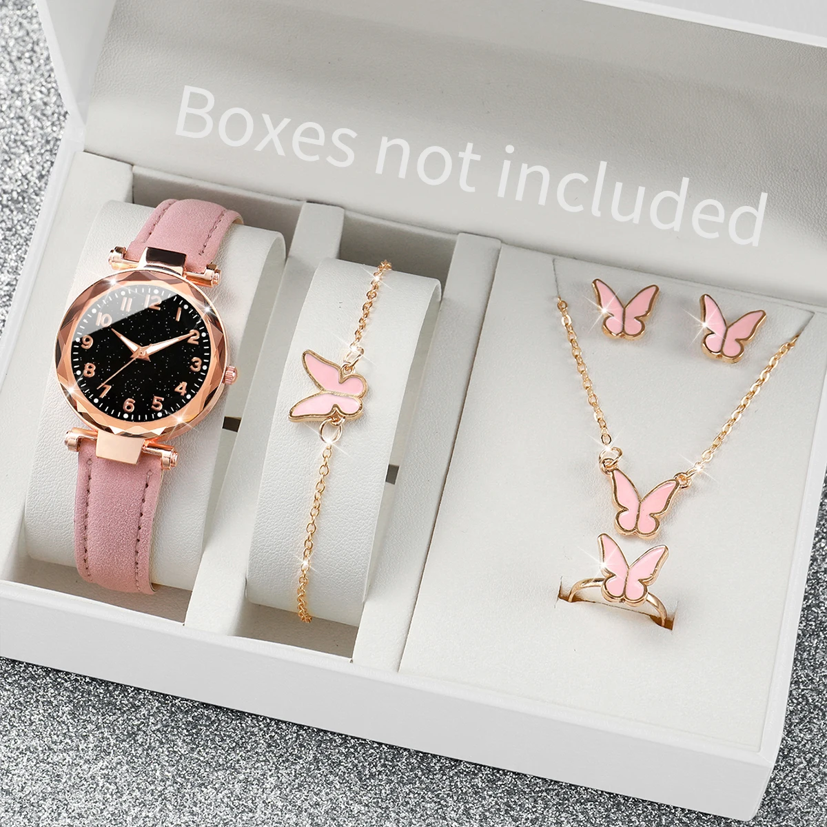 5/6PCS Mode Damenuhren Casual  – Mystery Jewelry Jar Watches Bewertung und Preis