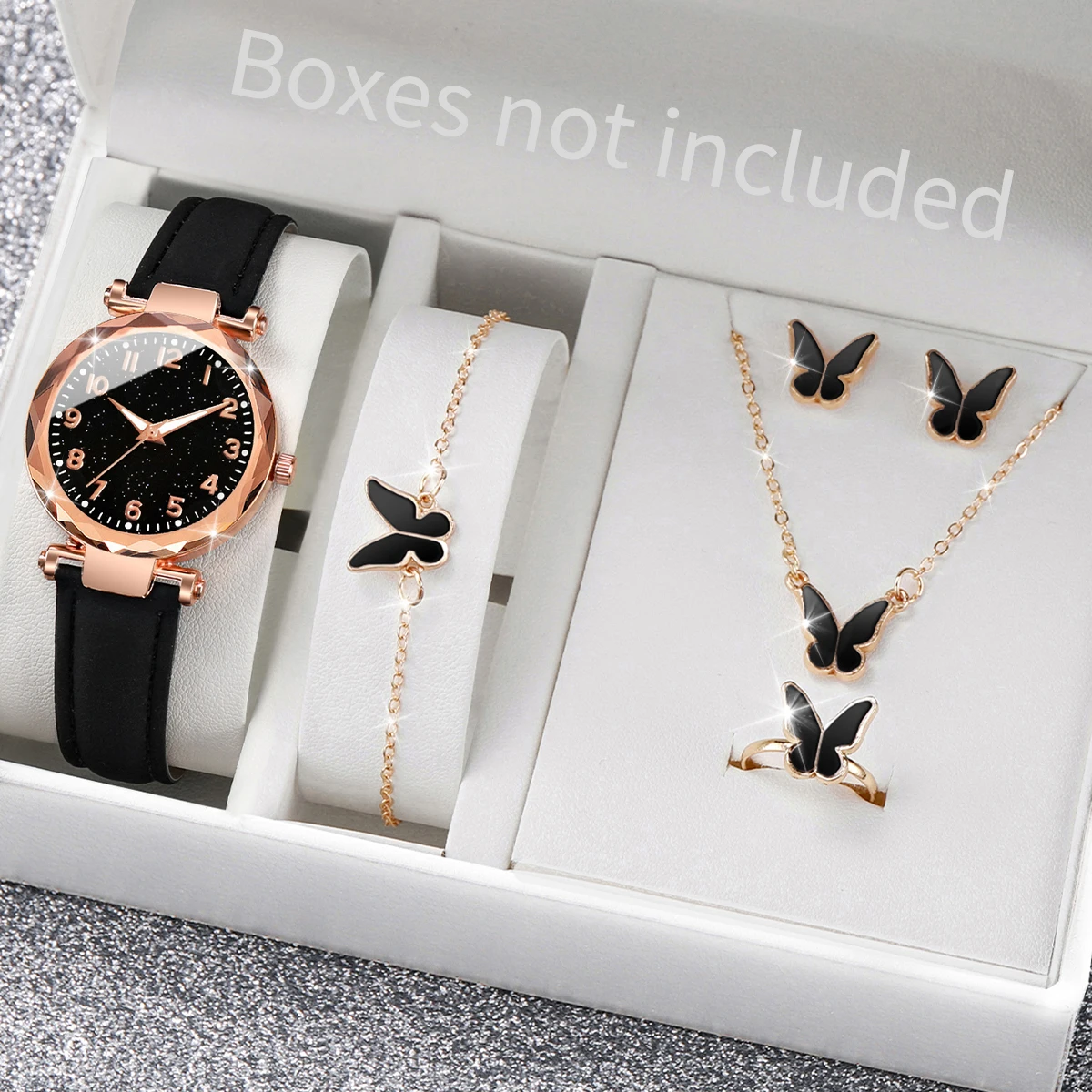 5/6PCS Mode Damenuhren Casual  – Mystery Jewelry Jar Watches Bewertung und Preis