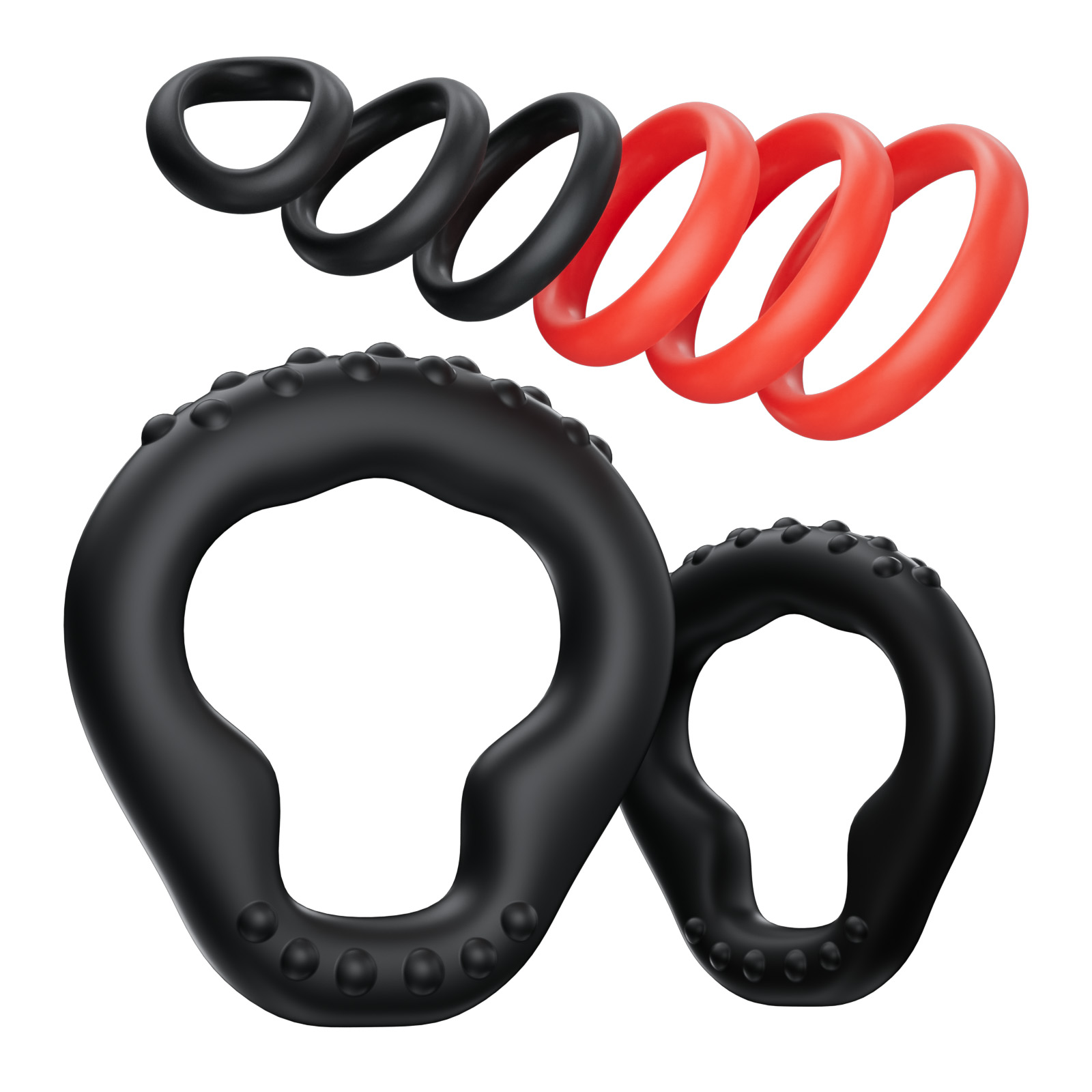 KUSHOR 8-teiliges Silikon-Peni – Couple Ring Set Bewertung und Preis