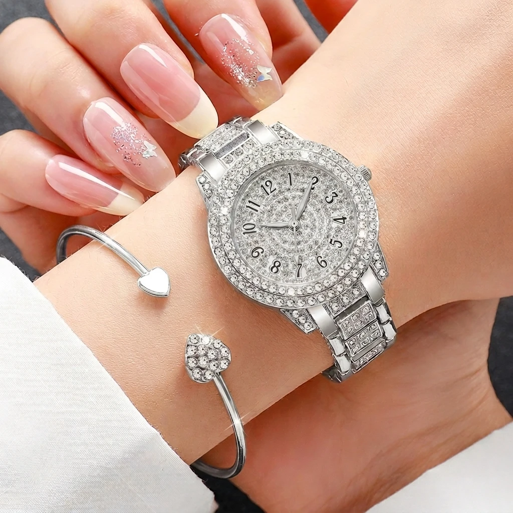 6-teiliges Modisches Strass-Uh – Mystery Jewelry Jar Watches Bewertung und Preis