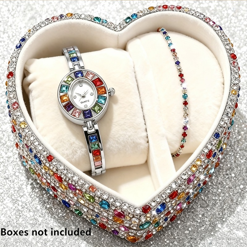 2-teiliges elegantes, farbenfr – Mystery Jewelry Jar Watches Bewertung und Preis