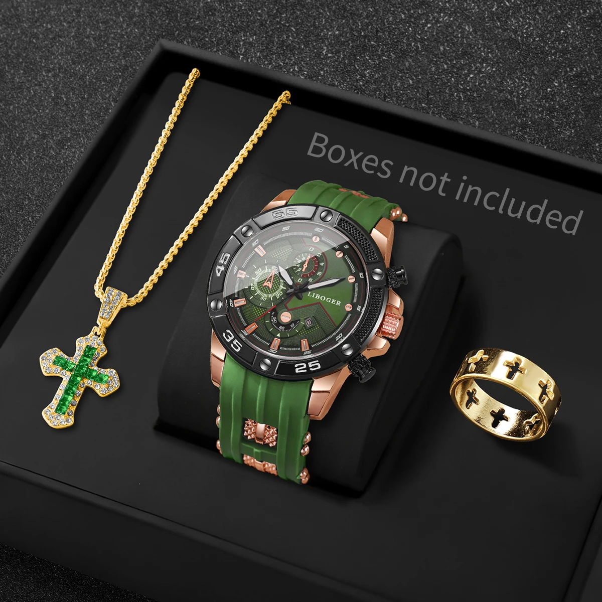 3-teiliges Modisches Herren-Sp – Mystery Jewelry Jar Watches Bewertung und Preis